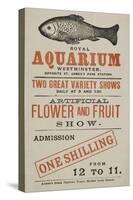 Royal Aquarium, Westminster ... Two Great Variety Shows Daily ... Artificial Flower and Fruit Show-null-Stretched Canvas