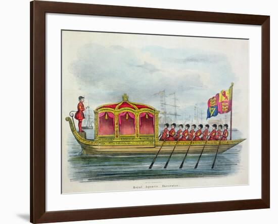 Royal Aquatie Excursion-null-Framed Giclee Print