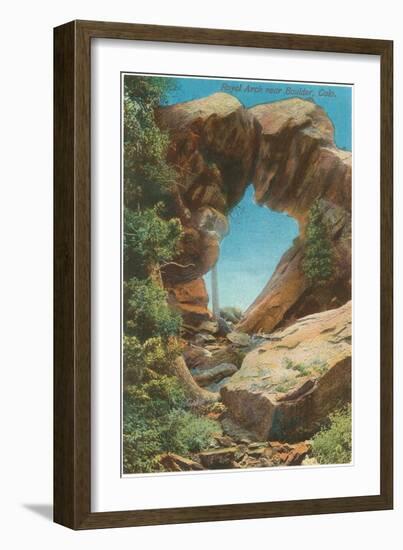 Royal Arch, Boulder, Colorado-null-Framed Art Print