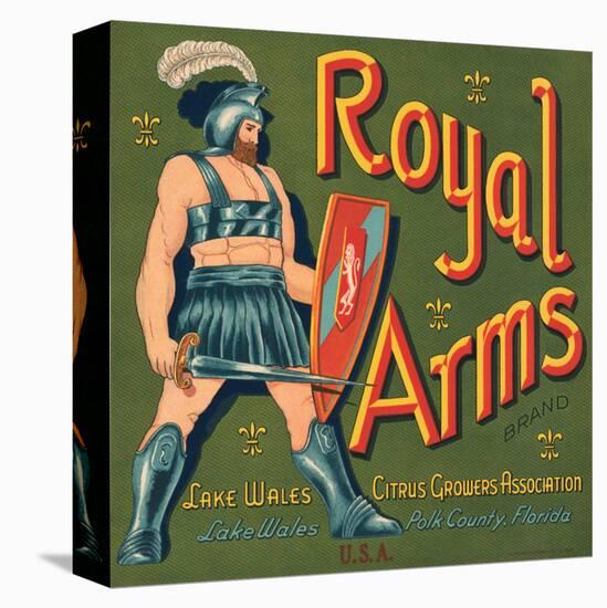 Royal Arms Brand Citrus-null-Stretched Canvas