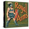 Royal Arms Brand Citrus-null-Stretched Canvas
