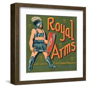 Royal Arms Brand Citrus-null-Framed Art Print