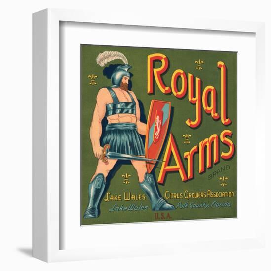 Royal Arms Brand Citrus-null-Framed Art Print