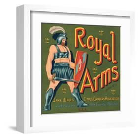 Royal Arms Brand Citrus-null-Framed Art Print