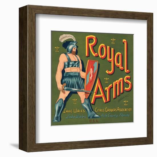 Royal Arms Brand Citrus-null-Framed Art Print