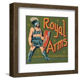 Royal Arms Brand Citrus-null-Framed Art Print