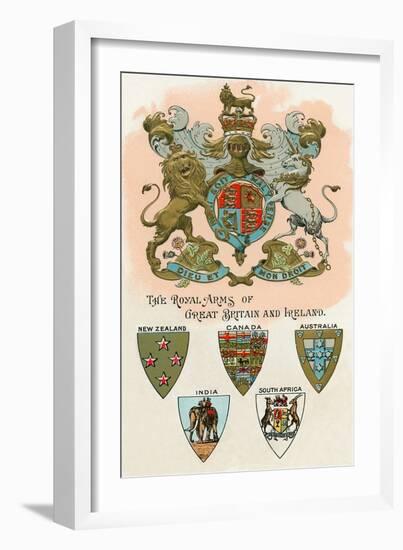 Royal Arms of Great Britain and Ireland-null-Framed Art Print