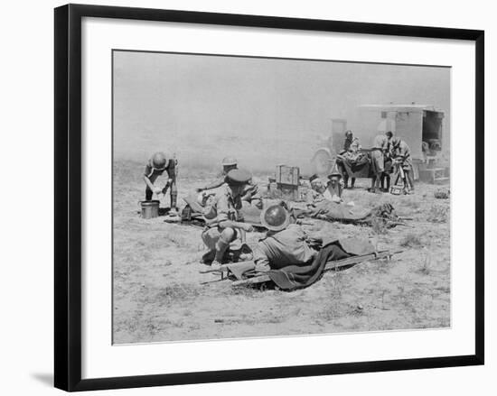 Royal Army Medical Corps WWII-null-Framed Photographic Print