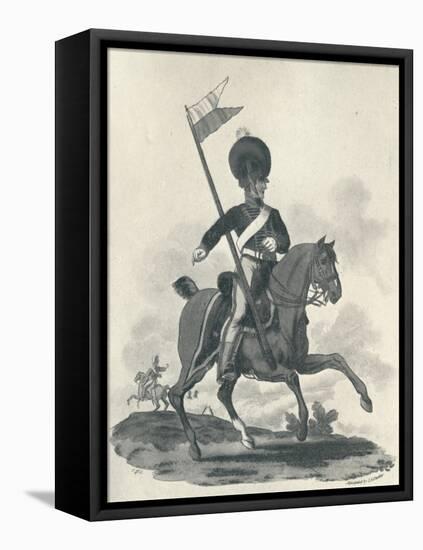 'Royal Artillery Mounted Rockett Corps', 1812-1815 (1909)-Joseph Constantine Stadler-Framed Stretched Canvas