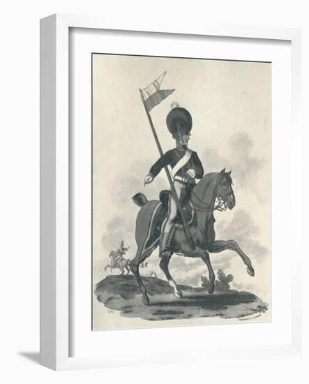 'Royal Artillery Mounted Rockett Corps', 1812-1815 (1909)-Joseph Constantine Stadler-Framed Giclee Print