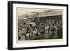 Royal Ascot, the Enclosure before the Race for the Cup-Arthur Hopkins-Framed Giclee Print