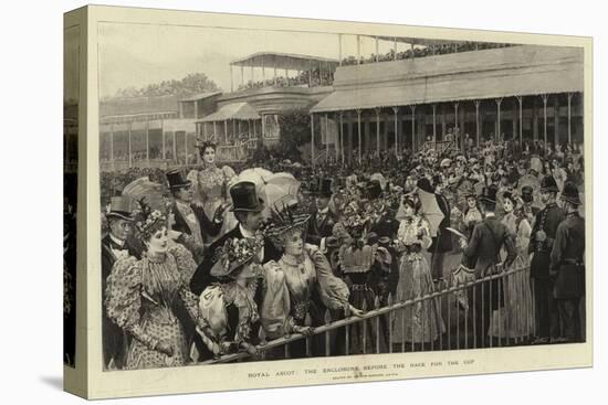 Royal Ascot, the Enclosure before the Race for the Cup-Arthur Hopkins-Stretched Canvas