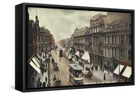 Royal Avenue, York Street, Belfast, Northern Ireland-null-Framed Stretched Canvas