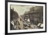 Royal Avenue, York Street, Belfast, Northern Ireland-null-Framed Premium Giclee Print