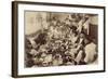 Royal Banquet at King Kalakana's Boat House, C.1875 (Sepia Photo)-null-Framed Giclee Print