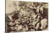 Royal Banquet at King Kalakana's Boat House, C.1875 (Sepia Photo)-null-Stretched Canvas