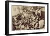 Royal Banquet at King Kalakana's Boat House, C.1875 (Sepia Photo)-null-Framed Giclee Print