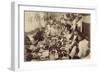 Royal Banquet at King Kalakana's Boat House, C.1875 (Sepia Photo)-null-Framed Giclee Print