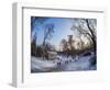 Royal Baths Park at winter time, Warsaw, Masovian Voivodeship, Poland, Europe-Karol Kozlowski-Framed Photographic Print