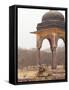 Royal Bengal Tiger At The Cenotaph, Ranthambhor National Park, India-Jagdeep Rajput-Framed Stretched Canvas