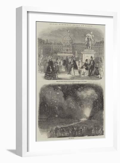 Royal Birthday Fetes at Paris-null-Framed Giclee Print