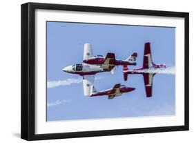 Royal Canadian Air Force Ct-114 Tutor Aircraft of the Snowbirds Display Team-null-Framed Photographic Print