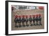 Royal Canadian Mounted Police at Calgary Stampede, Calgary, Alberta, Canada-null-Framed Art Print