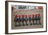 Royal Canadian Mounted Police at Calgary Stampede, Calgary, Alberta, Canada-null-Framed Art Print