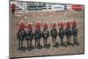 Royal Canadian Mounted Police at Calgary Stampede, Calgary, Alberta, Canada-null-Mounted Art Print