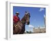 Royal Canadian Mounted Policeman Outside the Parliament Building in Ottawa, Ontario, Canada-Winter Timothy-Framed Photographic Print