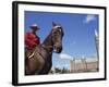Royal Canadian Mounted Policeman Outside the Parliament Building in Ottawa, Ontario, Canada-Winter Timothy-Framed Photographic Print