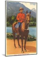 Royal Canadian Mountie-null-Mounted Art Print