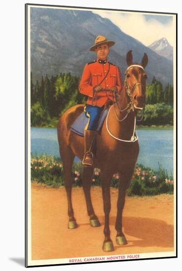 Royal Canadian Mountie-null-Mounted Art Print