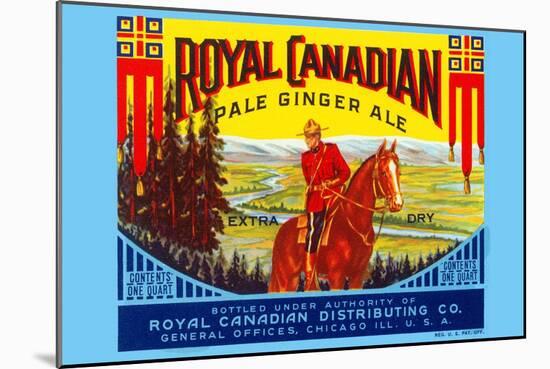 Royal Canadian Pale Ginger Ale-null-Mounted Art Print