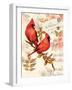 Royal Cardinals-Colleen Sarah-Framed Art Print