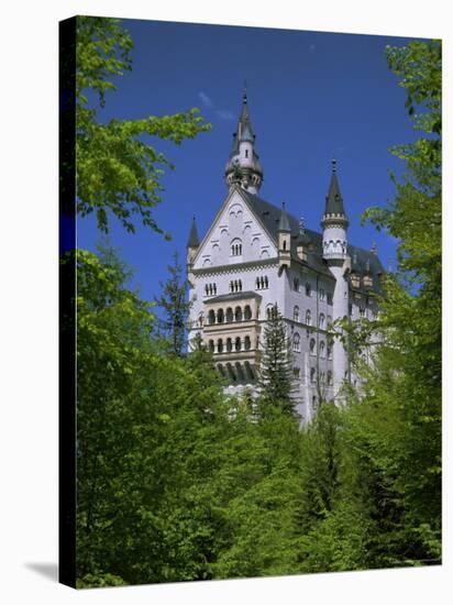 Royal Castle, Neuschwanstein, Bavaria, Germany, Europe-Gavin Hellier-Stretched Canvas
