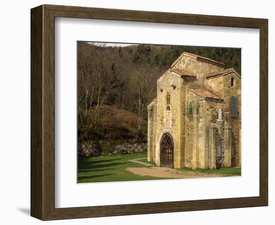 Royal Chapel of Summer Palace of Ramiro I, at San Miguel De Lillo, Oviedo, Asturias, Spain-Westwater Nedra-Framed Photographic Print