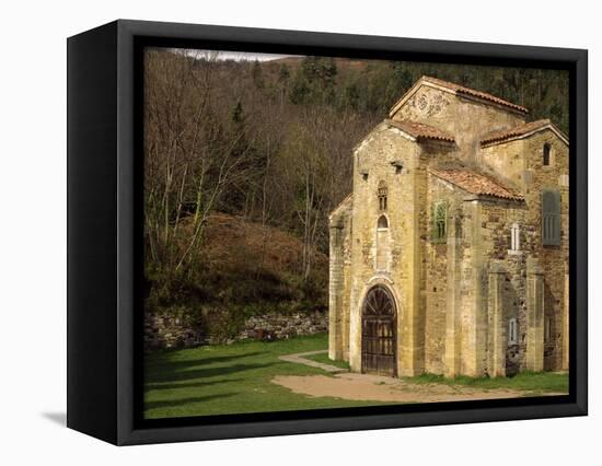 Royal Chapel of Summer Palace of Ramiro I, at San Miguel De Lillo, Oviedo, Asturias, Spain-Westwater Nedra-Framed Stretched Canvas