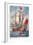 Royal Charles, British Navy Ship, 1672-null-Framed Art Print