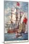 Royal Charles, British Navy Ship, 1672-null-Mounted Art Print