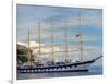 Royal Clipper in Harbor, Dubrovnik, Croatia-Lisa S. Engelbrecht-Framed Photographic Print