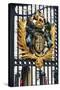Royal Coat of Arms, Gate to Buckingham Palace-null-Stretched Canvas