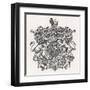 Royal Coat of Arms of Britain During Edward VII's Reign-null-Framed Art Print