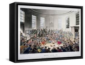 Royal Cock Pit, 1808-Augustus Charles Pugin-Framed Stretched Canvas