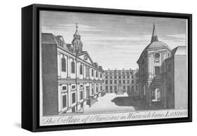 Royal College of Physicians, City of London, 1750-null-Framed Stretched Canvas