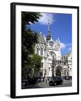 Royal Courts of Justice, City of London, England, United Kingdom, Europe-Peter Barritt-Framed Photographic Print