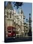 Royal Courts of Justice, the Strand, London, England, United Kingdom-G Richardson-Stretched Canvas