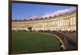 Royal Crescent, Bath, Unesco World Heritage Site, Avon, England, United Kingdom-Charles Bowman-Framed Photographic Print