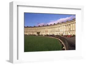 Royal Crescent, Bath, Unesco World Heritage Site, Avon, England, United Kingdom-Charles Bowman-Framed Photographic Print