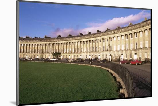 Royal Crescent, Bath, Unesco World Heritage Site, Avon, England, United Kingdom-Charles Bowman-Mounted Photographic Print